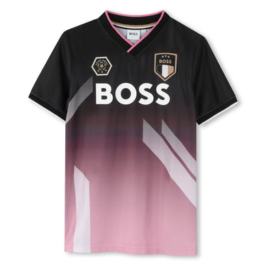 Playera BOSS capsula soccer Inter Miami cuello V